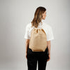 Jute Drawstring Backpack