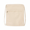Front-Zip Drawstring Backpack