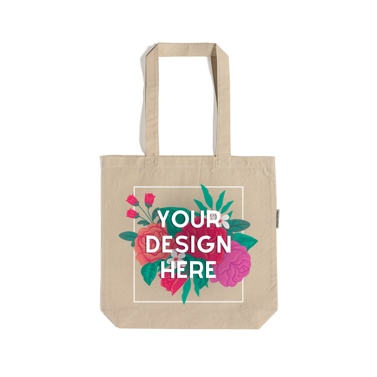 Full Color DTG Service Fee Your Logo on a Tote Bag – TBF Bags
