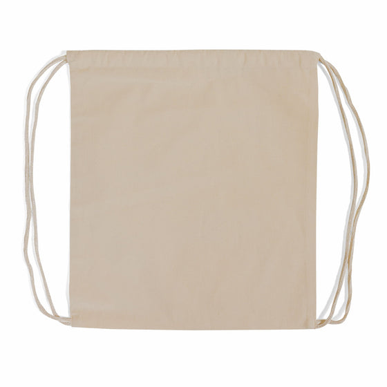 Small Canvas Drawstring Backpack