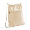 Front-Zip Drawstring Backpack