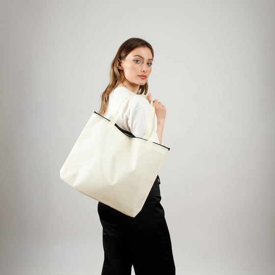 Zip-Top Non-Woven Tote