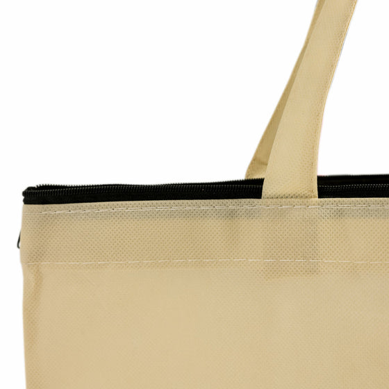 Zip-Top Non-Woven Tote