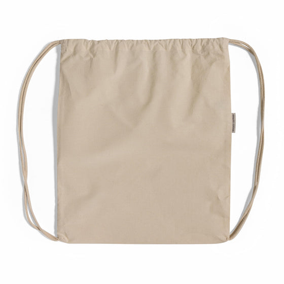 Organic Cotton Drawstring Backpack