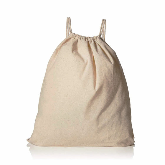 Organic Cotton Drawstring Backpack