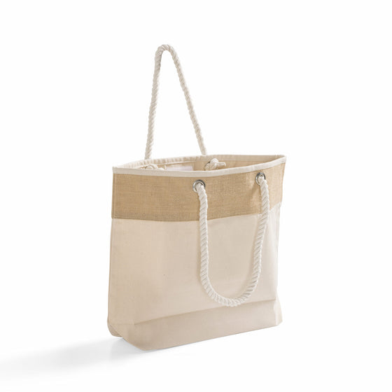 Fancy Canvas Rope Tote