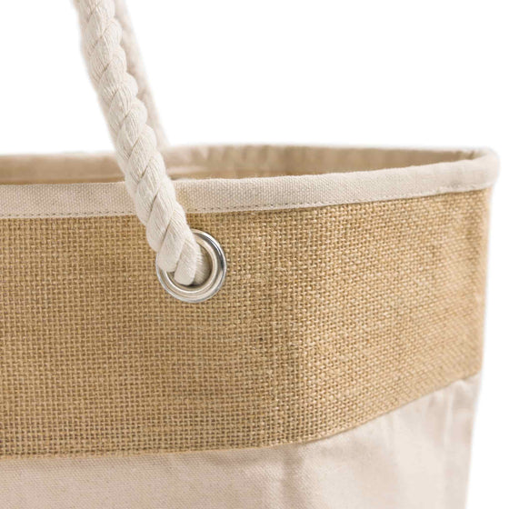 Fancy Canvas Rope Tote