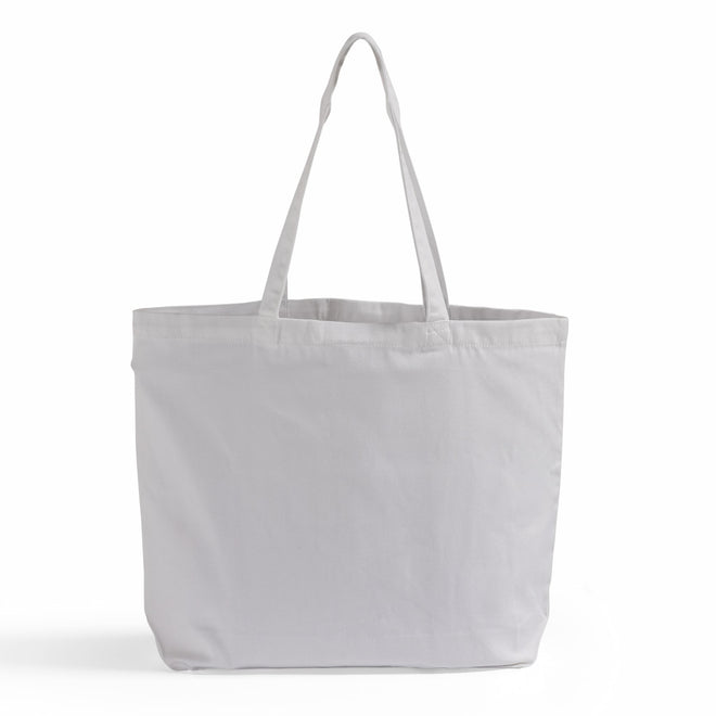 AGH Sublimation Tote Bags Blanks Bulk, Polyester Tote Bag For Sublimation, Large Capacity Grocery Reusable Bags For DIY Craft, Wide-10pcs, L