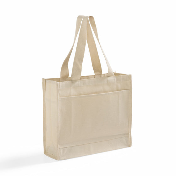 Color-Trim Canvas Tote