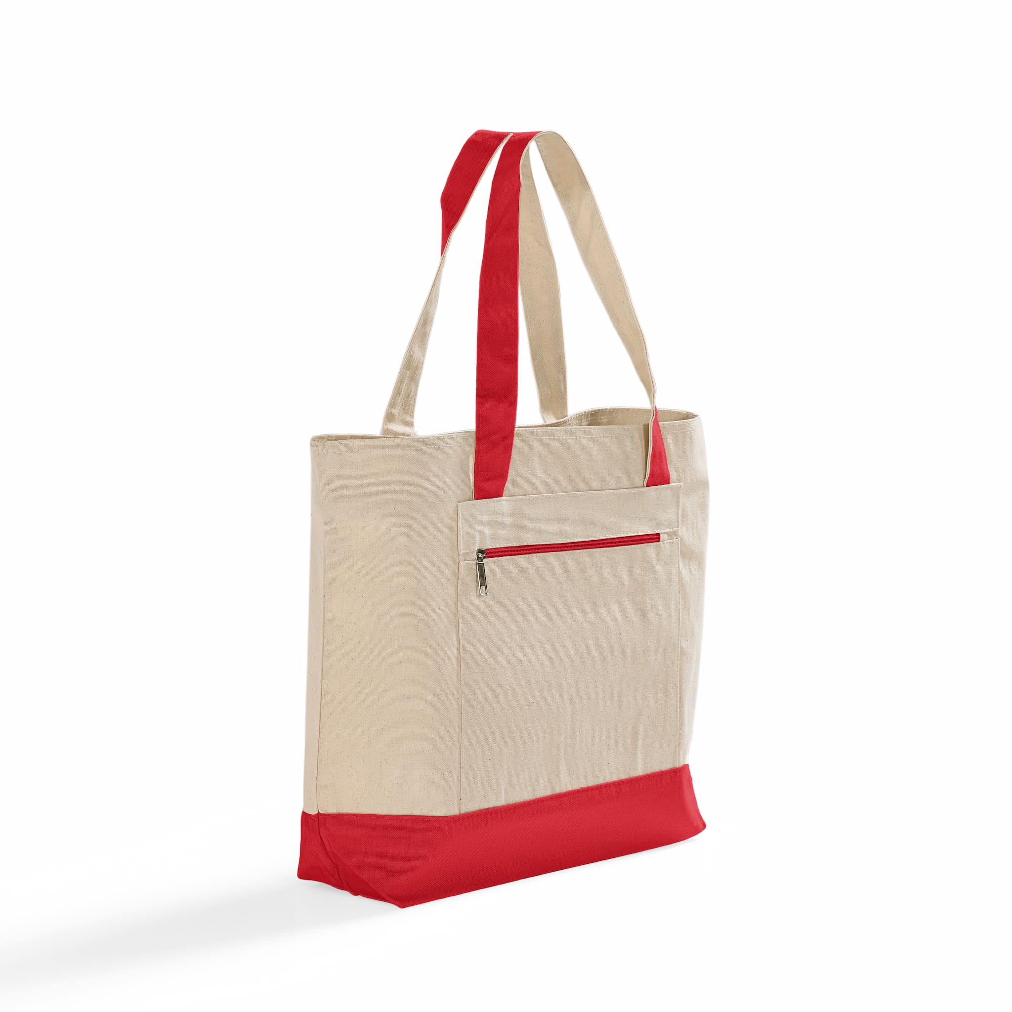 アルカンのトートバッグ tg213-red-ultimate-zip-canvas-