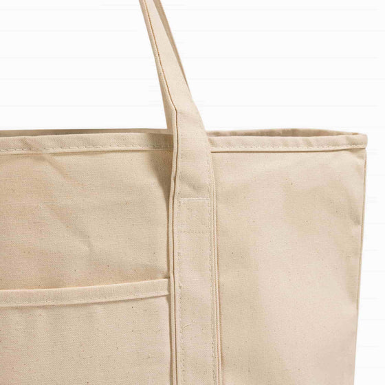 Jumbo Deluxe Canvas Tote